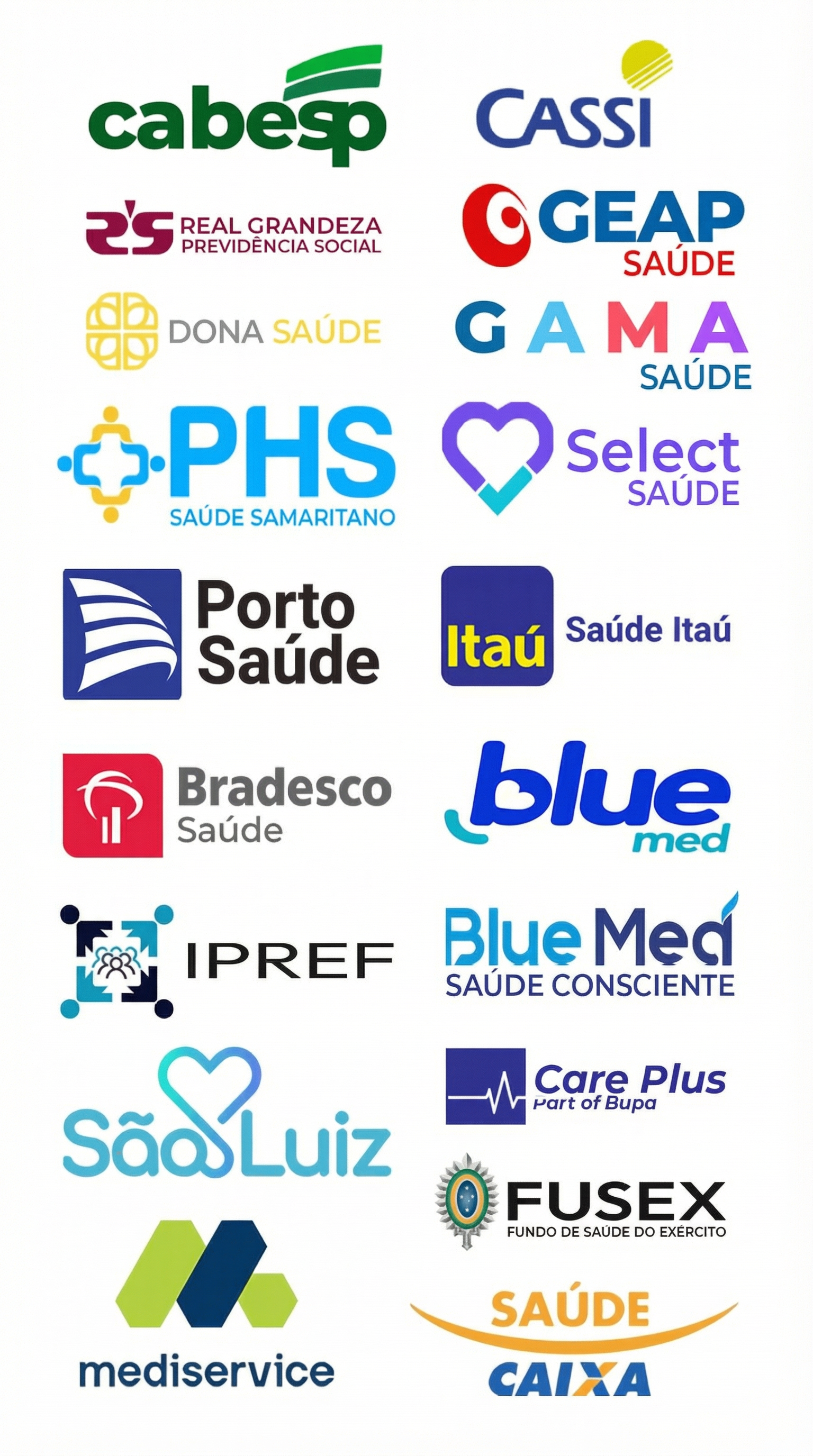 Planos de Saúde Aceitos